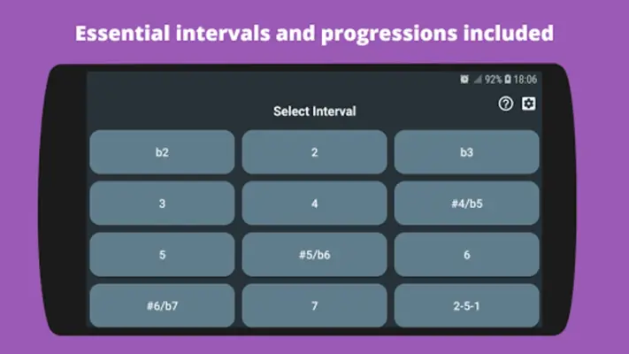 Piano Interval Trainer android App screenshot 2