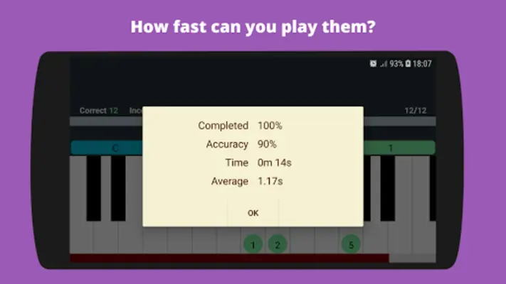 Piano Interval Trainer android App screenshot 3