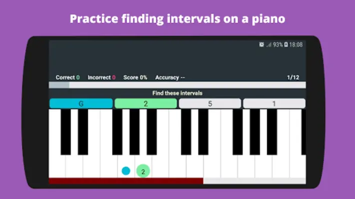 Piano Interval Trainer android App screenshot 5